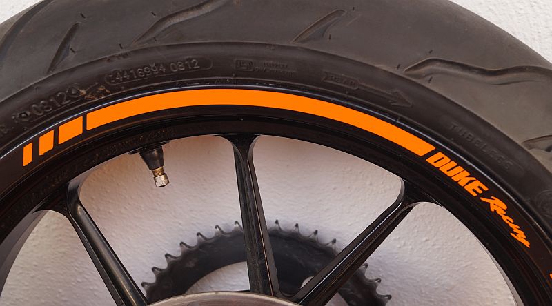 Wheel Striping Stickers KTM Duke