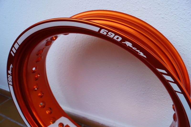 Wheel Striping Stickers KTM SMC 690