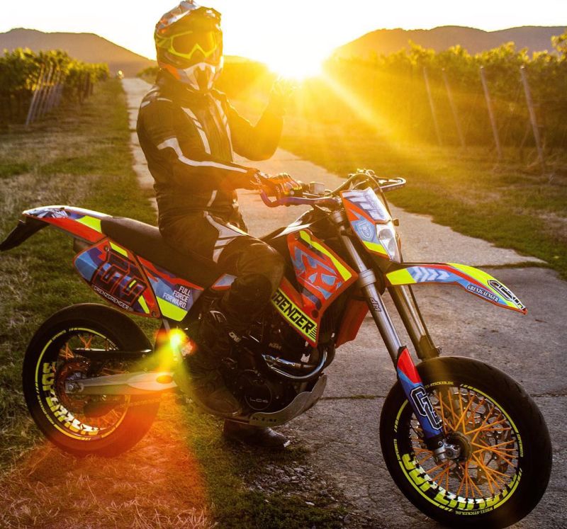 KTM LC4 - yellow "SUPERMOTO" design