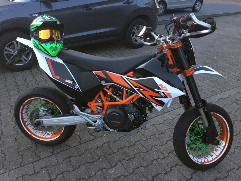 KTM SMC 690 R - white "SUPERMOTO" design