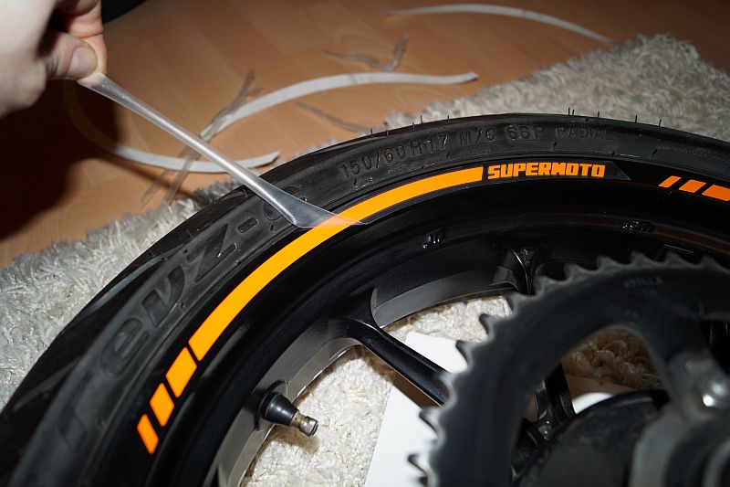 Wheel Striping Stickers KTM Duke Supermoto